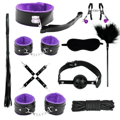 에로틱 일본 BDSM 세트 봉제 구제 키트 봉제 슈트 수갑  Nipple Clamps