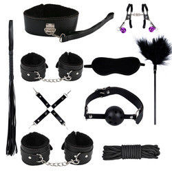 에로틱 일본 BDSM 세트 봉제 구제 키트 봉제 슈트 수갑  Nipple Clamps