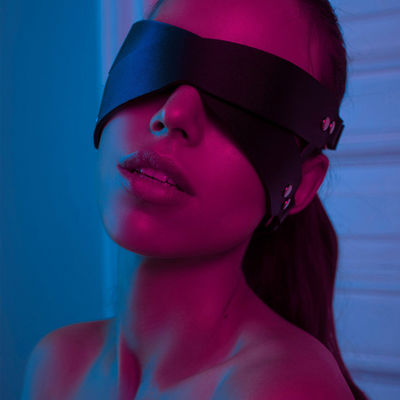 실리콘 ABS BDSM 세트 노예 눈 마스크 커플 섹스 장난감 가죽 노예