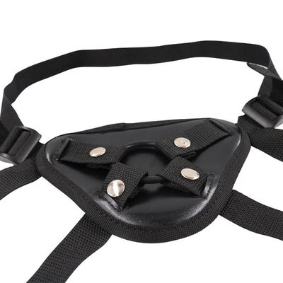레즈비언 웨어러블 BDSM 세트 흑인 고무 딜도 청바지 남성용 바지 스트랩