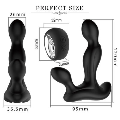 164g 남성 마스터베이터 장난감 게이 진동 전립선 마사저 진동자 성인 후궁 플러그