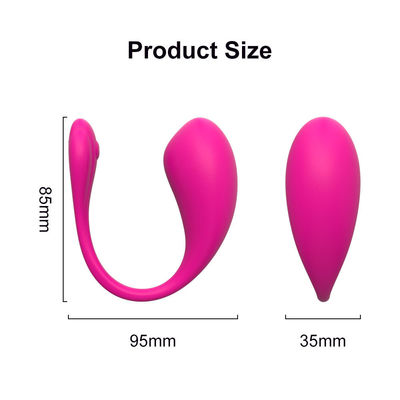 무선 스마트 진동기 섹스 장난감 250g 앱 컨트롤 미니 사랑 점프 계란 진동기 여성용