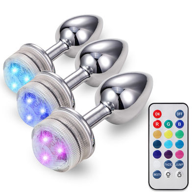 G Spot Cosplay Anal Plug 섹스 장난감 반짝이는 꼬리 리모컨 빛나는 보석 엉덩이 플러그