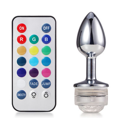 G Spot Cosplay Anal Plug 섹스 장난감 반짝이는 꼬리 리모컨 빛나는 보석 엉덩이 플러그
