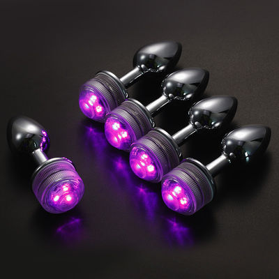 G Spot Cosplay Anal Plug 섹스 장난감 반짝이는 꼬리 리모컨 빛나는 보석 엉덩이 플러그
