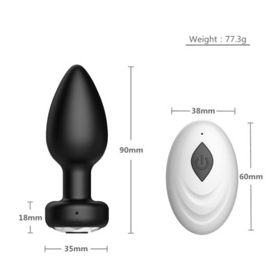 무선 쏘아 올리는 음경 플러그 섹스 장난감 실리콘 USB 재충전 10 주파수