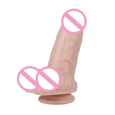 215mm 음경 여자 섹스 장난감 현실적인 의료용 실리콘 딜도 실리콘 고무