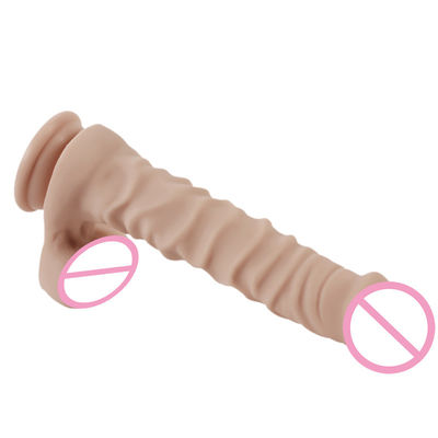 350g 215mm 두꺼운 여자 딜도 액체 실리콘 엑스트라 소프트 딜도 고무 섹스 장난감