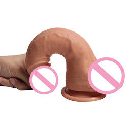 남성 14 × 4cm 현실적인 성관계 장난감 액체 부드러운 실리콘 가짜 현실적인 성관계 섹스 장난감