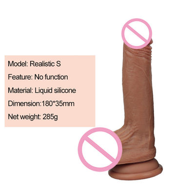 남성 성기 액체 실리콘 딜도 손 무료 슈퍼 현실적인 딜도 350g