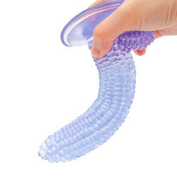 거대한 옥수수 모양의 현실적인 딜도 음경 옥수수 콤블 딜도 245g