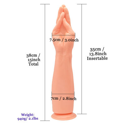 PVC 고무 핸드 딜도 텐타클 섹스 장난감 거대 펀싱 핸드 딜도 엉덩이 성관계