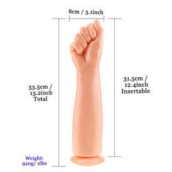 PVC 고무 핸드 딜도 텐타클 섹스 장난감 거대 펀싱 핸드 딜도 엉덩이 성관계