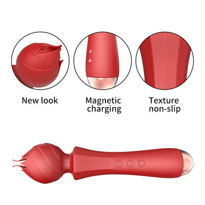 USB 충전 빅 G 스팟 진동기 24cm pussy 핸드헬드 진동기 섹시 238g