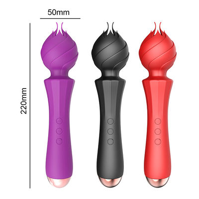 USB 충전 빅 G 스팟 진동기 24cm pussy 핸드헬드 진동기 섹시 238g