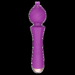 USB 충전 빅 G 스팟 진동기 24cm pussy 핸드헬드 진동기 섹시 238g