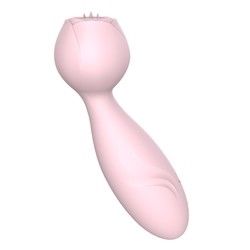 로고 인쇄 AV 팡이 무선 핸드 헤드 350g 여성 진동기 팡이 마사지